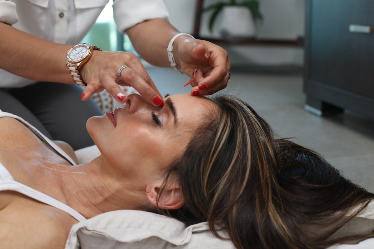 Trattamento viso di estetica avanzata
